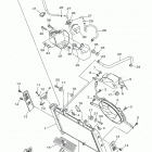 XSR900 (XSR900HCL/XSR900HL) Радиатор и Патрубки