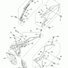 YZ450FX (YZ450FXH) Боковые обтекатели