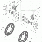 YZFR6 (YZFR6HCL/YZFR6HL/YZFR6HW/YZFR6HCB/YZFR6HCW/YZFR6HB) Передний суппорт