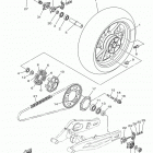 FZ07 ABS FZ07AHR/FZ07AHCR Переднее колесо