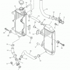 YZ450F (YZ450FHW/YZ450FHL) Радиатор и Патрубки