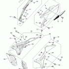 YZ250F (YZ250FHL/YZ250FHW) Боковые обтекатели