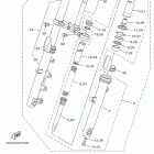 R3ABS (YZFR3AHB/YZFR3AHW) Передняя вилка