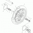 YZFR1 (YZFR1HCL/YZFR1HL/YZFR1HCB/YZFR1HB) Переднее колесо