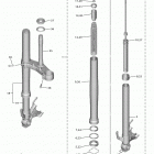 YZFR6 YZFR6HCL/YZFR6HL/YZFR6HW/YZFR6HCB/YZFR6HCW/YZFR6HB Передняя вилка