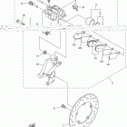 FZ10 (FZ10HCGY/FZ10HCB/FZ10HB/FZ10HGY) Задний суппорт