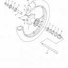 SR400 (SR400HCB/SR400HB) Переднее колесо