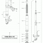 YZFR1 (YZFR1HCL/YZFR1HL/YZFR1HCB/YZFR1HB) Передняя вилка