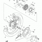 TTR230 (TTR230H) Переднее колесо