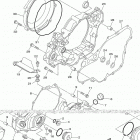 YZ450FX (YZ450FXH) Крышка картера двигателя