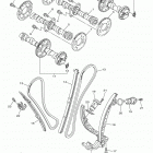 VMAX (VMX17HCR/VMX17HR) Цепь механизма газораспределения