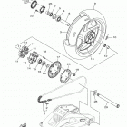 FZ10 (FZ10HCGY/FZ10HCB/FZ10HB/FZ10HGY) Переднее колесо