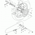 YZ250 (YZ250H2) Переднее колесо