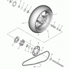 YZFR6 (YZFR6HCL/YZFR6HL/YZFR6HW/YZFR6HCB/YZFR6HCW/YZFR6HB) Переднее колесо