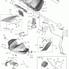 YZFR6 (YZFR6HCL/YZFR6HL/YZFR6HW/YZFR6HCB/YZFR6HCW/YZFR6HB) Топливный бак