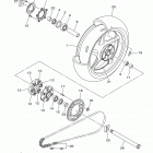 YZFR1S YZFR1SHGY/YZFR1SHCGY Переднее колесо