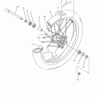 YZ450FX (YZ450FXH) Переднее колесо