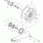 YZFR1S (YZFR1SHGY/YZFR1SHCGY) Переднее колесо