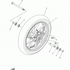 FZ07 FZ07HCS/FZ07HCL/FZ07HR/FZ07HCR/FZ07HS/FZ07HL Переднее колесо