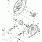 STRYKER (XVS13CHCB/XVS13CHB) Переднее колесо