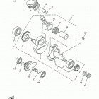 TTR125LE (TTR125LEH) Коленчатый вал и Поршень