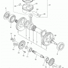 YZ250F (YZ250FJL/YZ250FJW) Коленчатый вал и Поршень