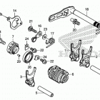 CRF250R AC Вилка переключения передач