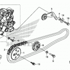 GROM125 Цепь ГРМ и натяжитель
