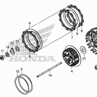 CRF450L Сцепление