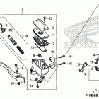 VT1300CXA Front brake master