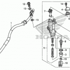 CRF250RX Задний тормозной цилиндр