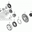 CRF450RX Муфта стартера