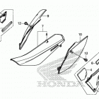CRF450L Сидение и обтекатели сидения