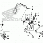 CB1000RA Рычаги,тросы и рулевые переключатели