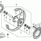 XR650L A Переднее колесо