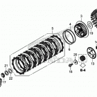CRF1000A 2AC Сцепление