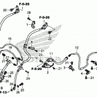 GL1800DA Brake hose@brake pipe