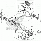 CMX500 Задний фонарь