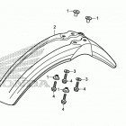 XR650L A Переднее крыло