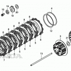 CRF250R AC Сцепление