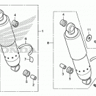 VT750CS Rear shock absorber (1)
