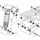 CBR600RA Rear shock absorber (1)