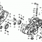CRF450X Картер двигателя