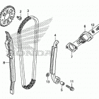 CRF150R Цепь ГРМ и натяжитель