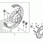 CRF50F Переднее колесо