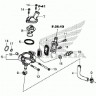 CRF450L Thermostat@hose