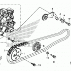 Z125M Цепь ГРМ и натяжитель