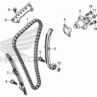 CRF250R AC Цепь ГРМ и натяжитель
