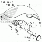CMX500 Переднее крыло