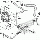 CBR600RA Водяной насос